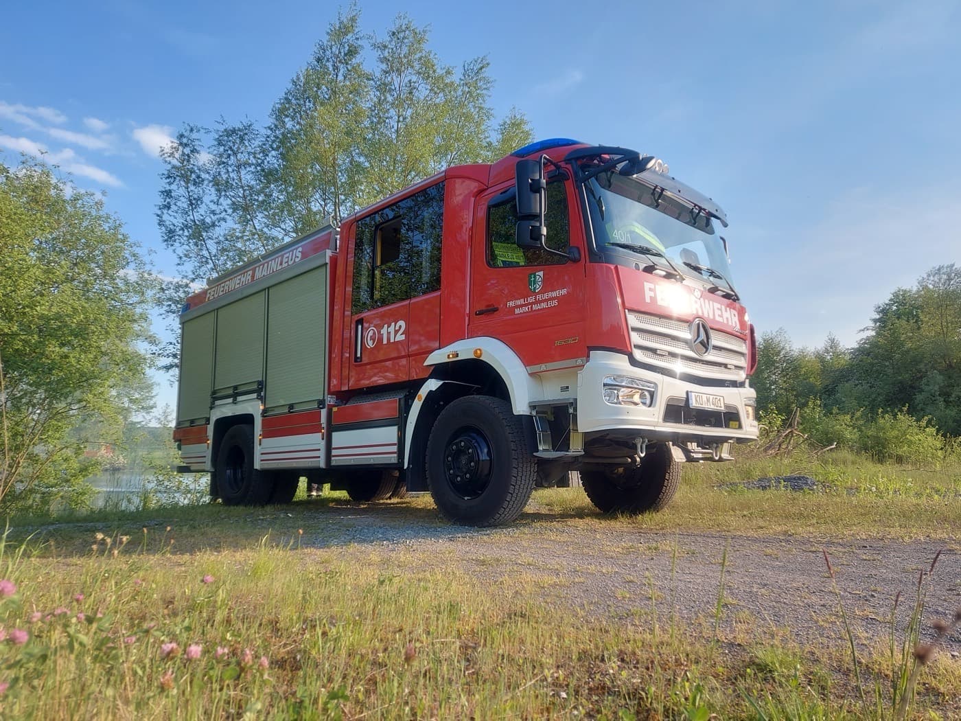 Das neue Hilfeleistungslöschfahrzeug geht in Betrieb