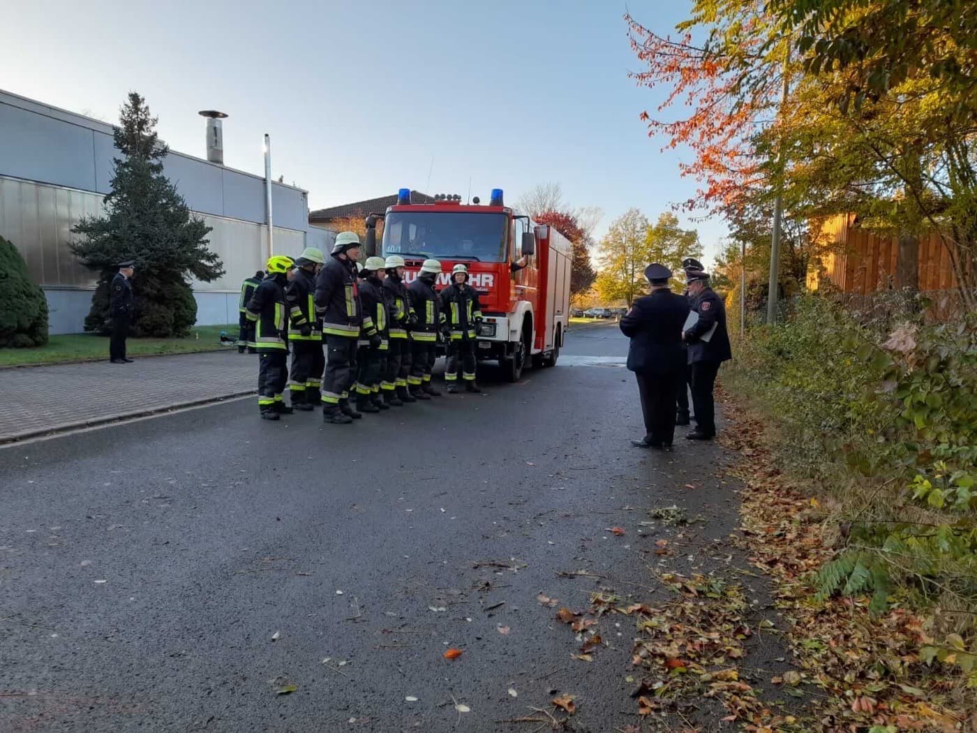 Abnahme der Leistungsprüfung – „Die Gruppe im Löscheinsatz“